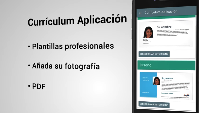 aplicaciones para crear curriculum vitae gratis y en español