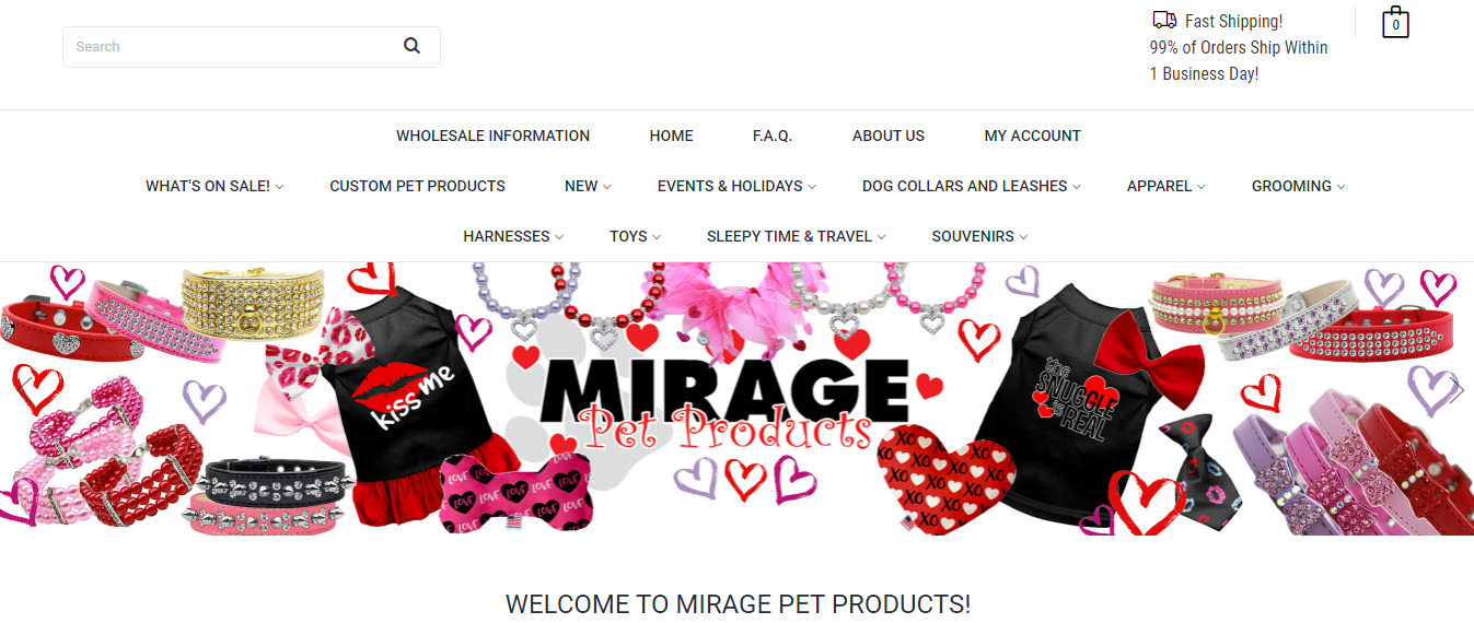 mirage pet products